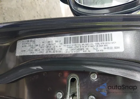 2017 Ram 1500 Rebel 4X4 5'7 Box z USA, uszkodzony, nr VIN 1C6RR7YT1HS539870